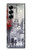 S1295 Eiffel Painting of Paris Hülle Schutzhülle Taschen für Samsung Galaxy Z Fold 7