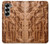 S1307 Fish Wood Carving Graphic Printed Hülle Schutzhülle Taschen für Samsung Galaxy Z Fold 7