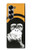 S2324 Funny Monkey with Headphone Pop Music Hülle Schutzhülle Taschen für Samsung Galaxy Z Fold 7