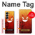 S2454 Red Cute Little Devil Cartoon Hülle Schutzhülle Taschen für Samsung Galaxy Z Fold 7