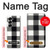S2842 Black and White Buffalo Check Pattern Hülle Schutzhülle Taschen für Samsung Galaxy Z Fold 7