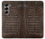S2850 Brown Skin Alligator Graphic Printed Hülle Schutzhülle Taschen für Samsung Galaxy Z Fold 7