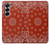 S3355 Bandana Red Pattern Hülle Schutzhülle Taschen für Samsung Galaxy Z Fold 7