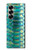 S3414 Green Snake Scale Graphic Print Hülle Schutzhülle Taschen für Samsung Galaxy Z Fold 7