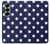 S3533 Blue Polka Dot Hülle Schutzhülle Taschen für Samsung Galaxy Z Fold 7
