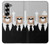 S3557 Bear in Black Suit Hülle Schutzhülle Taschen für Samsung Galaxy Z Fold 7