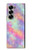 S3706 Pastel Rainbow Galaxy Pink Sky Hülle Schutzhülle Taschen für Samsung Galaxy Z Fold 7