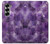 S3713 Purple Quartz Amethyst Graphic Printed Hülle Schutzhülle Taschen für Samsung Galaxy Z Fold 7