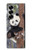 S3793 Cute Baby Panda Snow Painting Hülle Schutzhülle Taschen für Samsung Galaxy Z Fold 7