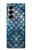 S3809 Mermaid Fish Scale Hülle Schutzhülle Taschen für Samsung Galaxy Z Fold 7