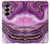 S3896 Purple Marble Gold Streaks Hülle Schutzhülle Taschen für Samsung Galaxy Z Fold 7