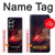 S3897 Red Nebula Space Hülle Schutzhülle Taschen für Samsung Galaxy Z Fold 7