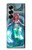 S3911 Cute Little Mermaid Aqua Spa Hülle Schutzhülle Taschen für Samsung Galaxy Z Fold 7
