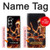 S3985 Fire Skull Drummer Hülle Schutzhülle Taschen für Samsung Galaxy Z Fold 7