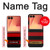 S2638 Black and Red Striped Hülle Schutzhülle Taschen für Samsung Galaxy Z Flip 7