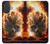 S0863 Hell Fire Skull Hülle Schutzhülle Taschen für iPhone 17