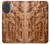 S1307 Fish Wood Carving Graphic Printed Hülle Schutzhülle Taschen für iPhone 17