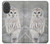 S1566 Snowy Owl White Owl Hülle Schutzhülle Taschen für iPhone 17