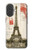S2108 Eiffel Tower Paris Postcard Hülle Schutzhülle Taschen für iPhone 17