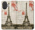 S2108 Eiffel Tower Paris Postcard Hülle Schutzhülle Taschen für iPhone 17