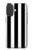 S2297 Black and White Vertical Stripes Hülle Schutzhülle Taschen für iPhone 17