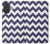 S2345 Navy Blue Shavron Zig Zag Pattern Hülle Schutzhülle Taschen für iPhone 17