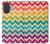 S2362 Rainbow Colorful Shavron Zig Zag Pattern Hülle Schutzhülle Taschen für iPhone 17