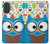 S2521 Cute Nerd Owl Cartoon Hülle Schutzhülle Taschen für iPhone 17