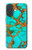 S2688 Aqua Copper Turquoise Gemstone Graphic Hülle Schutzhülle Taschen für iPhone 17