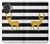 S2794 Black and White Striped Deer Gold Sparkles Hülle Schutzhülle Taschen für iPhone 17