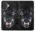 S2823 Black Wolf Blue Eyes Face Hülle Schutzhülle Taschen für iPhone 17