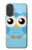 S3029 Cute Blue Owl Hülle Schutzhülle Taschen für iPhone 17