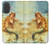 S3184 Little Mermaid Painting Hülle Schutzhülle Taschen für iPhone 17