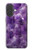 S3713 Purple Quartz Amethyst Graphic Printed Hülle Schutzhülle Taschen für iPhone 17