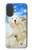 S3794 Arctic Polar Bear and Seal Paint Hülle Schutzhülle Taschen für iPhone 17