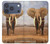 S0310 African Elephant Hülle Schutzhülle Taschen für iPhone 17 Pro, 18 Pro