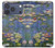 S0997 Claude Monet Water Lilies Hülle Schutzhülle Taschen für iPhone 17 Pro, 18 Pro