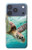S1377 Ocean Sea Turtle Hülle Schutzhülle Taschen für iPhone 17 Pro, 18 Pro