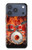 S1431 Skull Drum Fire Rock Hülle Schutzhülle Taschen für iPhone 17 Pro, 18 Pro