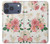 S1859 Rose Pattern Hülle Schutzhülle Taschen für iPhone 17 Pro, 18 Pro