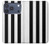 S2297 Black and White Vertical Stripes Hülle Schutzhülle Taschen für iPhone 17 Pro, 18 Pro