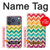 S2362 Rainbow Colorful Shavron Zig Zag Pattern Hülle Schutzhülle Taschen für iPhone 17 Pro