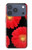 S2478 Red Daisy flower Hülle Schutzhülle Taschen für iPhone 17 Pro, 18 Pro