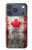 S2490 Canada Maple Leaf Flag Texture Hülle Schutzhülle Taschen für iPhone 17 Pro