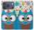 S2521 Cute Nerd Owl Cartoon Hülle Schutzhülle Taschen für iPhone 17 Pro, 18 Pro