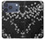 S2544 Japanese Kimono Style Black Flower Pattern Hülle Schutzhülle Taschen für iPhone 17 Pro