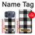S2842 Black and White Buffalo Check Pattern Hülle Schutzhülle Taschen für iPhone 17 Pro