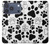 S2904 Dog Paw Prints Hülle Schutzhülle Taschen für iPhone 17 Pro, 18 Pro