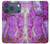 S2907 Purple Turquoise Stone Hülle Schutzhülle Taschen für iPhone 17 Pro