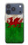 S2976 Wales Football Soccer Flag Hülle Schutzhülle Taschen für iPhone 17 Pro, 18 Pro